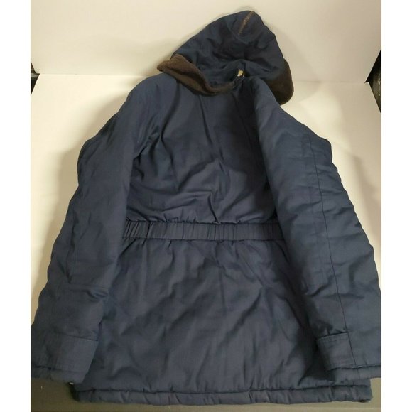 Penfield Trailwear Hooded Hudson Wax Cloth Size Medium Navy Blue - Picture 12 of 12